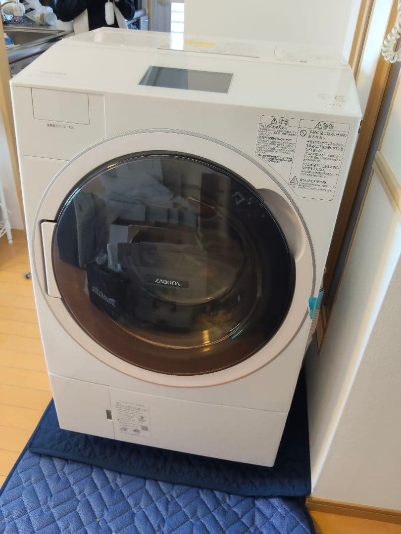 東芝 ZABOONドラム式洗濯乾燥機 TW-127X9L(W) 12kg/7kg