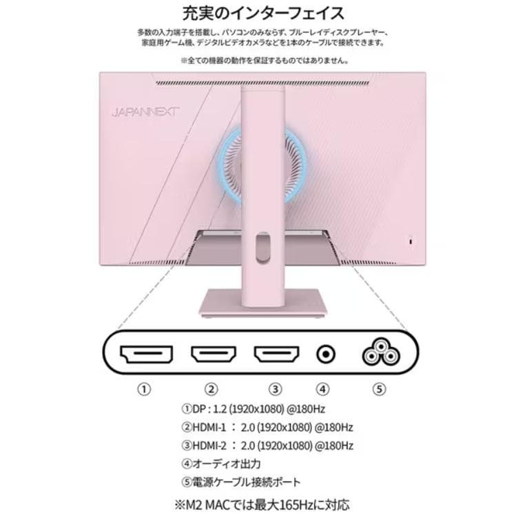 新品★JAPANNEXT 23.8インチ モニター IPS フルHD 180Hz