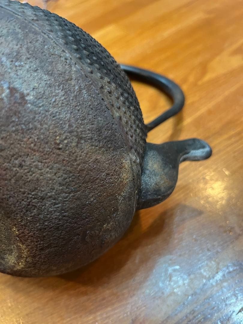 南部鉄器　釜定　鉄瓶