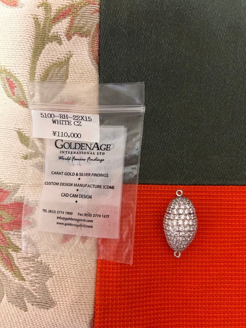 ホワイトトパーズ　アクセサリーパーツ