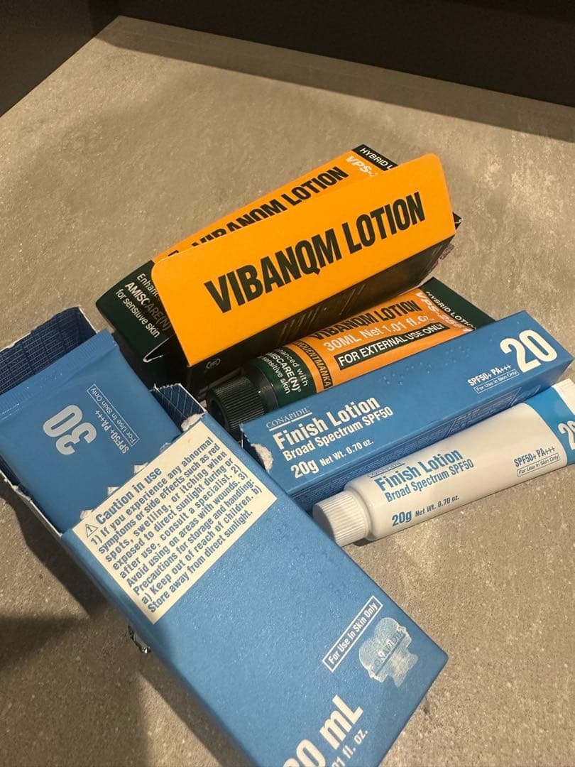 Vibanom Lotion & Finish Lotion ファイナルバーム