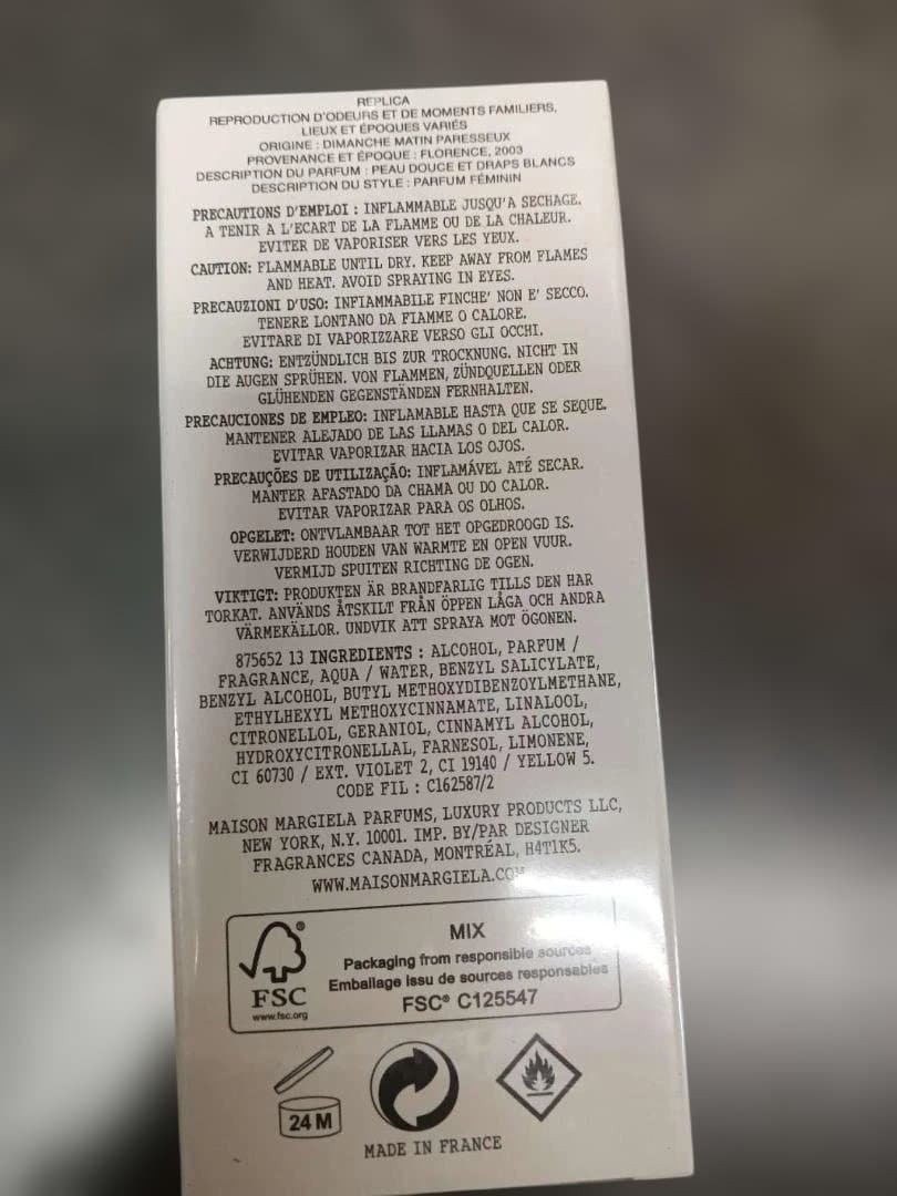 香水(女性用) Maison Margiela REPLICA Lazy Sunday Morn